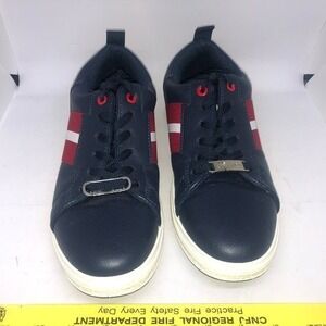 ECKO Unlimited Dark Blue w/Red White Stripe Arthur Skate Sneakers Men's 8